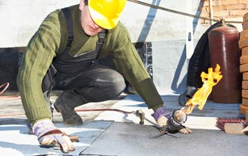 Ilketshall St Margaret flat roof construction